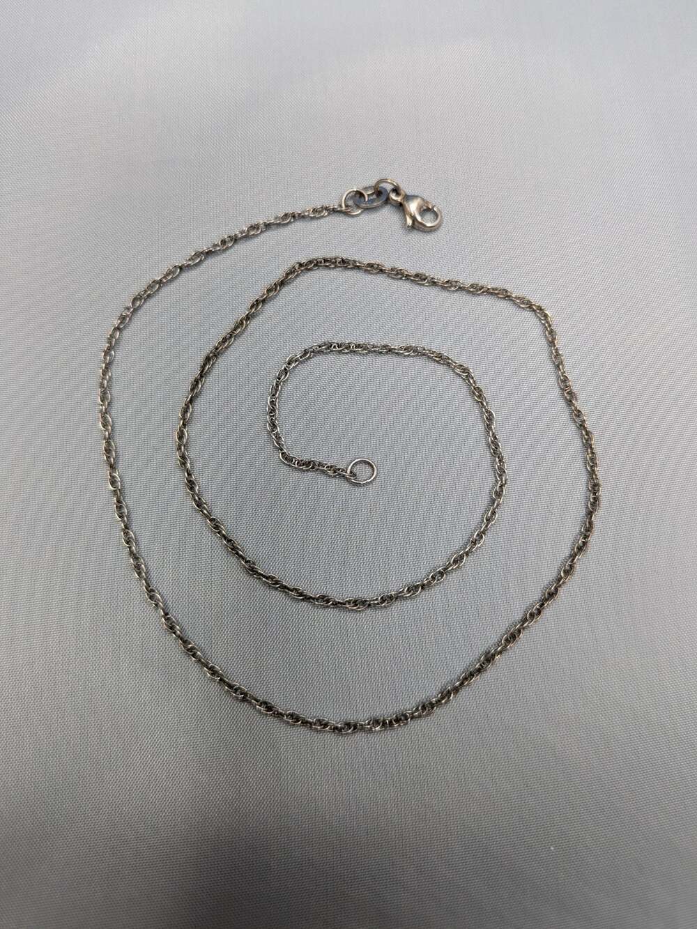 JAMES AVERY ROPE CHAIN STERLING SILVER CHAIN 16"